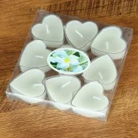 Heart-Shaped Scented Tea Candles Set – Romantic Decor for Weddings, Marriage Proposals, and Birthday Gifts
