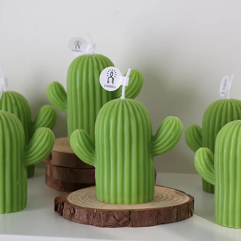 Cactus Scented Candle – 1PC Soy Wax Aromatic Candle for New Year Decorations and Home Decor