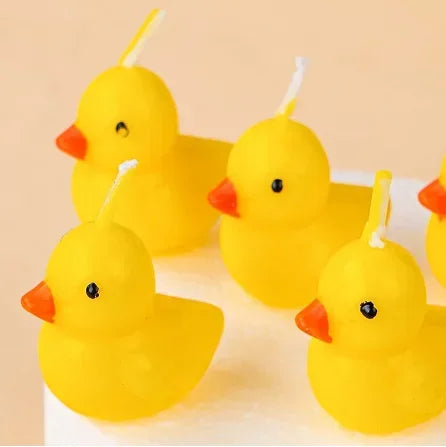 Yellow Duck Candles – Creative Cute Birthday Decoration Candles for Children's Day and Festive Celebrations