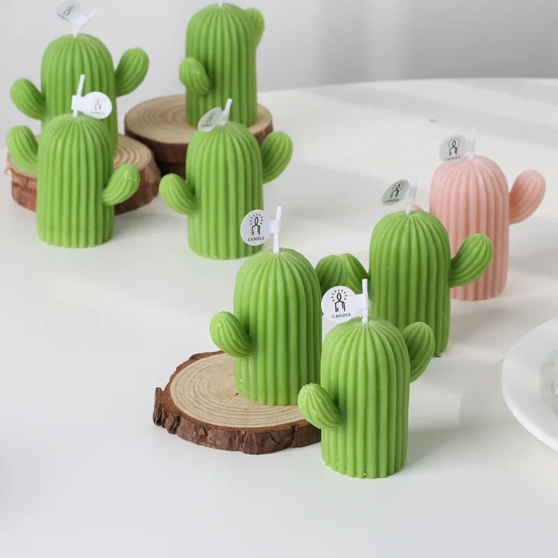 Cactus Scented Candle – 1PC Soy Wax Aromatic Candle for New Year Decorations and Home Decor
