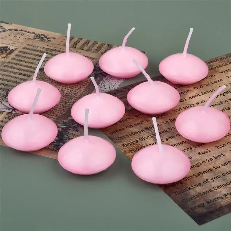 10 Pieces/Pack Floating Candles – Festival Supplies, Wishing Candles, Wax Wedding Props for Magical Celebrations