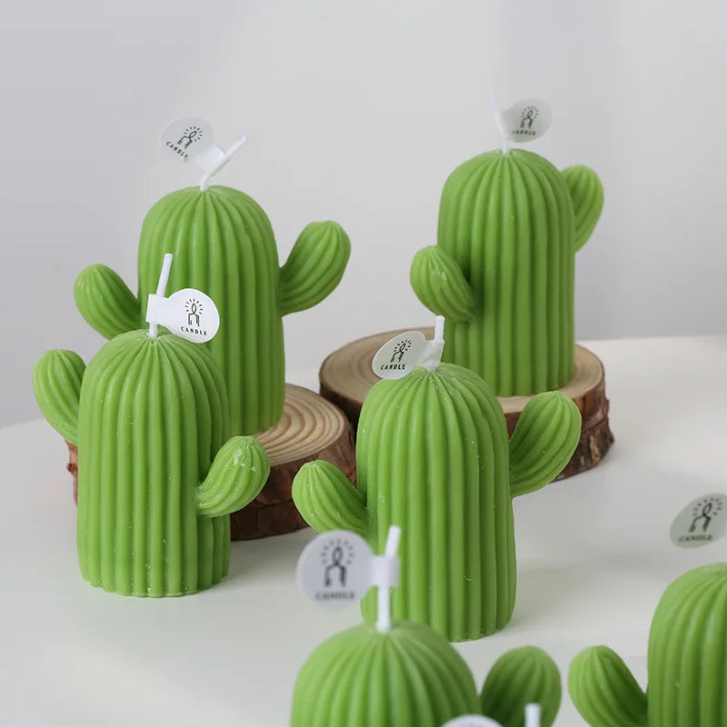 Cactus Scented Candle – 1PC Soy Wax Aromatic Candle for New Year Decorations and Home Decor