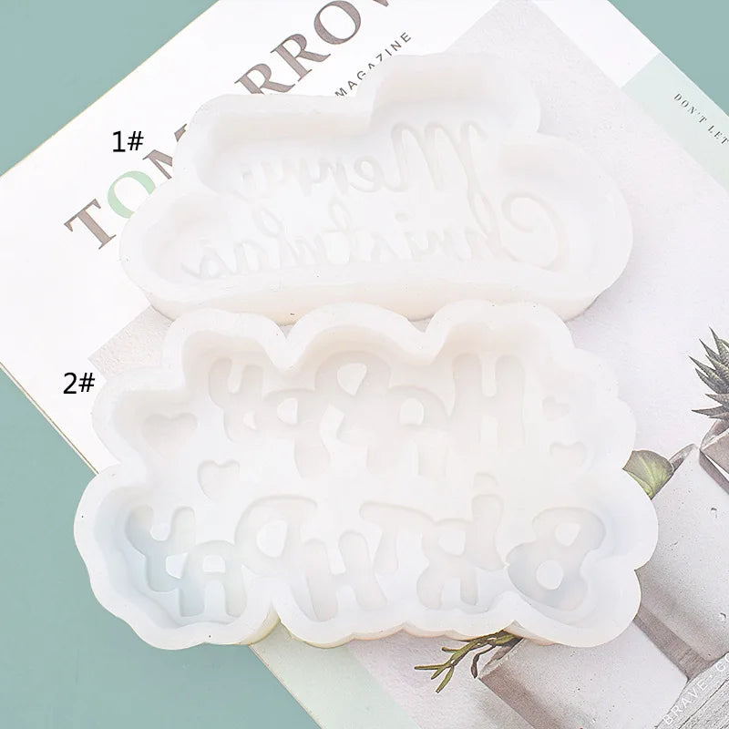 Silicone Candle Mold for DIY Birthday and Christmas Aromatherapy Candles – Perfect for Decorative Baking and Crafting!