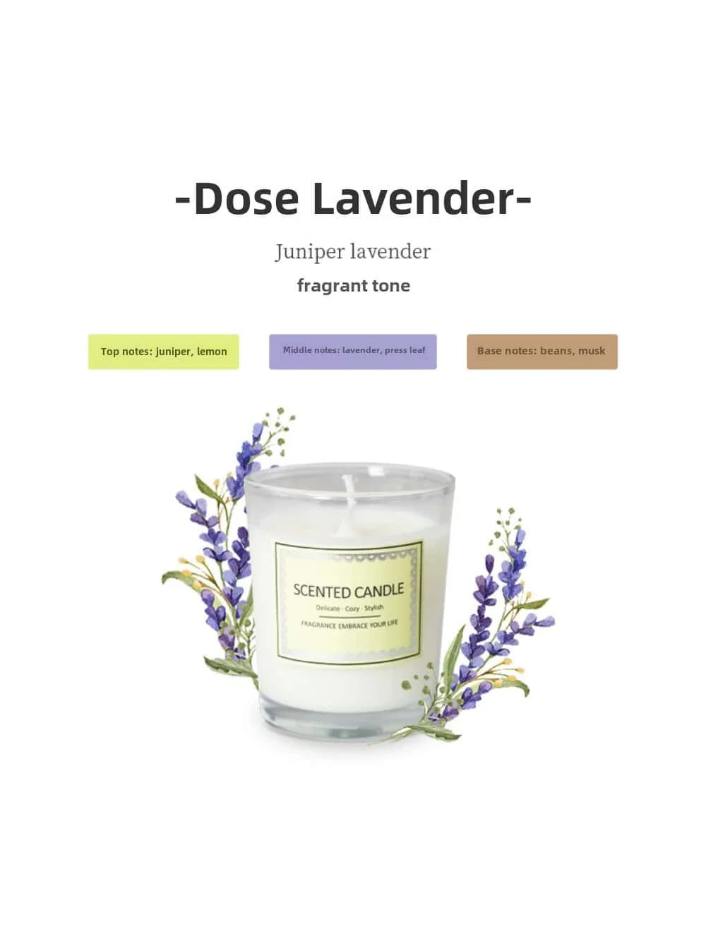 Candle Fragrance Atmosphere Companion – Smoke - Free Aromatherapy Candles for Hotels, Clubhouses, and Thoughtful Gifts
