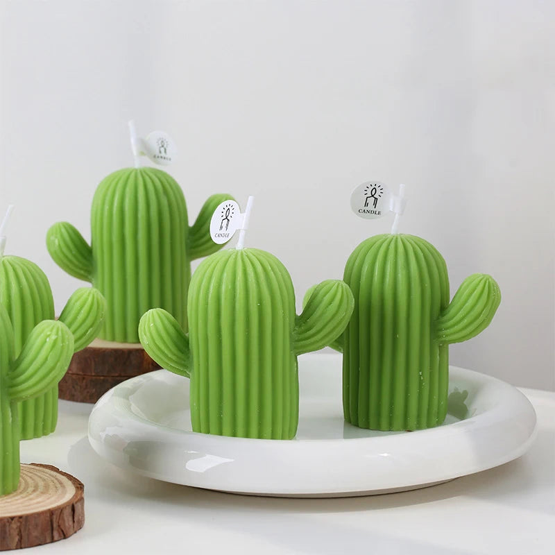 Cactus Scented Candle – 1PC Soy Wax Aromatic Candle for New Year Decorations and Home Decor