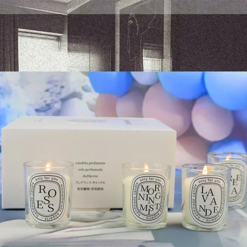Romantic Transparent Scented Fragrance Candle – Perfect Wedding Gift, Aromatic Candle Jar for Guests, and Special Occasions