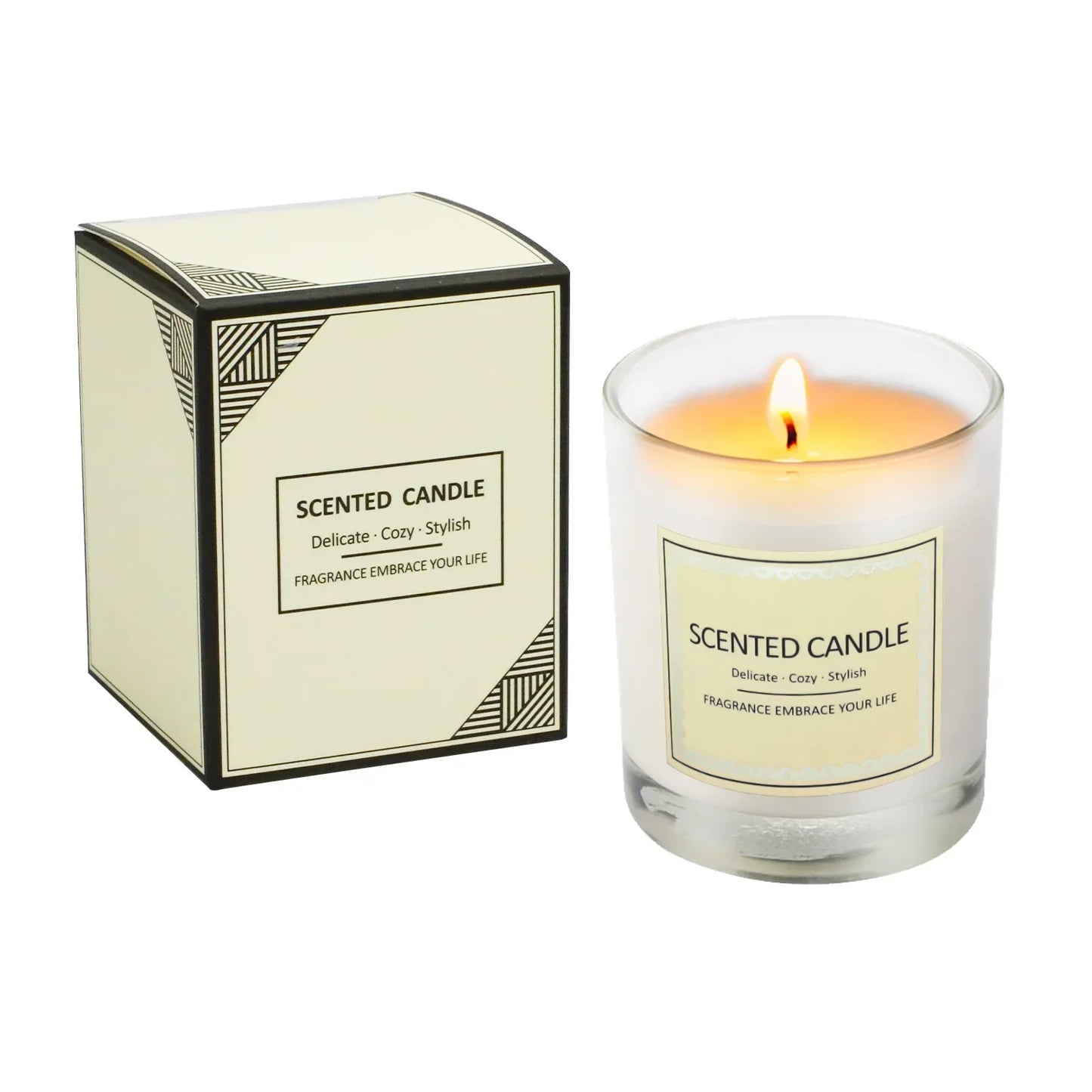Candle Fragrance Atmosphere Companion – Smoke - Free Aromatherapy Candles for Hotels, Clubhouses, and Thoughtful Gifts