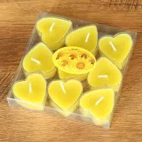 Heart-Shaped Scented Tea Candles Set – Romantic Decor for Weddings, Marriage Proposals, and Birthday Gifts