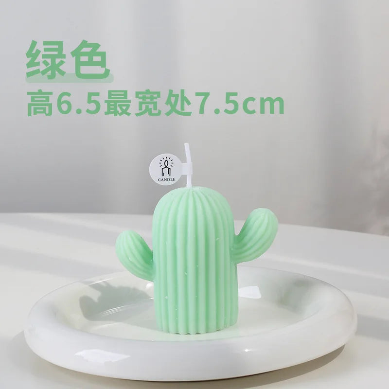 Cactus Scented Candle – 1PC Soy Wax Aromatic Candle for New Year Decorations and Home Decor