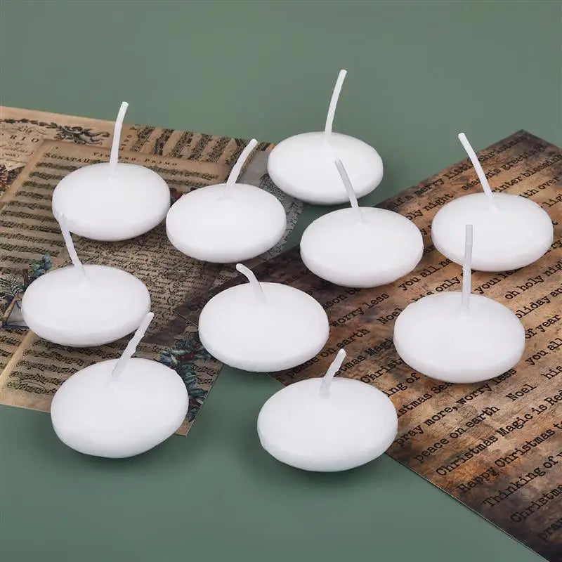 10 Pieces/Pack Floating Candles – Festival Supplies, Wishing Candles, Wax Wedding Props for Magical Celebrations