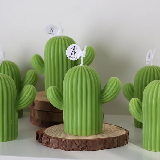 Cactus Scented Candle – 1PC Soy Wax Aromatic Candle for New Year Decorations and Home Decor