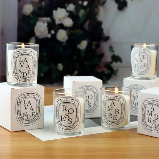 Romantic Transparent Scented Fragrance Candle – Perfect Wedding Gift, Aromatic Candle Jar for Guests, and Special Occasions