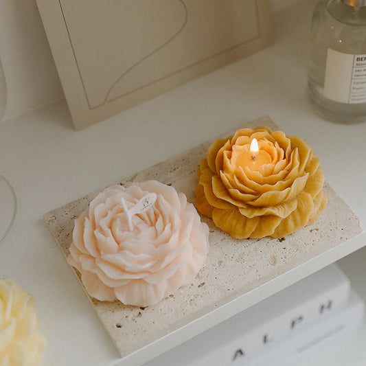 Candle Peony Flower Modeling – Elegant Flower-Scented Candle Gift for Mother's Day, Birthdays, and Special Occasions